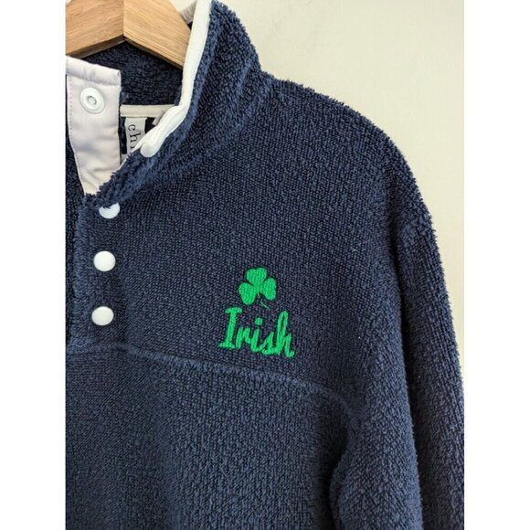 Irish Clover Pullover Terrycloth Cozy Sweater Size M - Picture 4 of 6